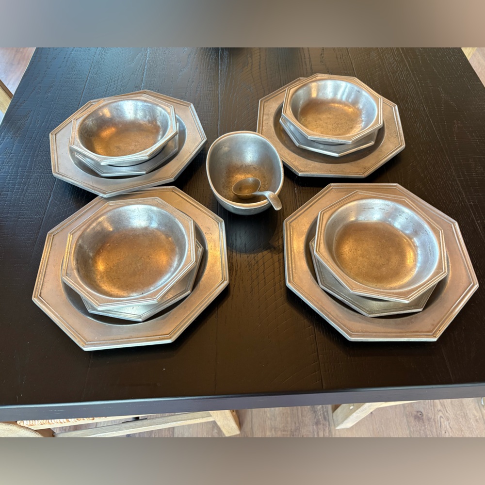 Vintage Wilton Pewter Set